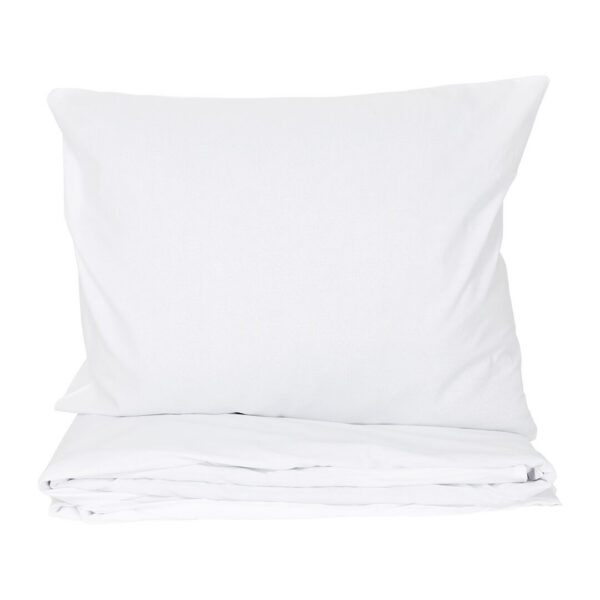 3 pieces bedsheet set white 100% cotton